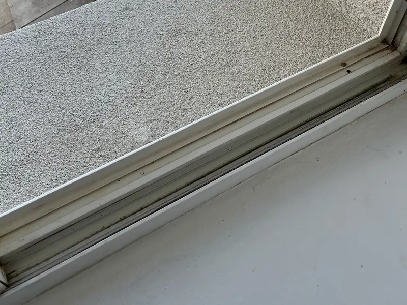 The same window after cleaning