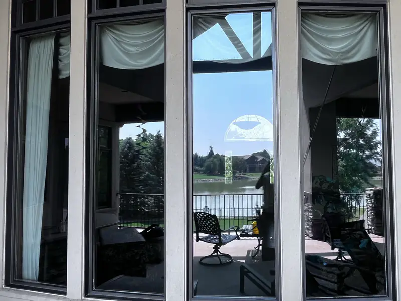 The same window after cleaning